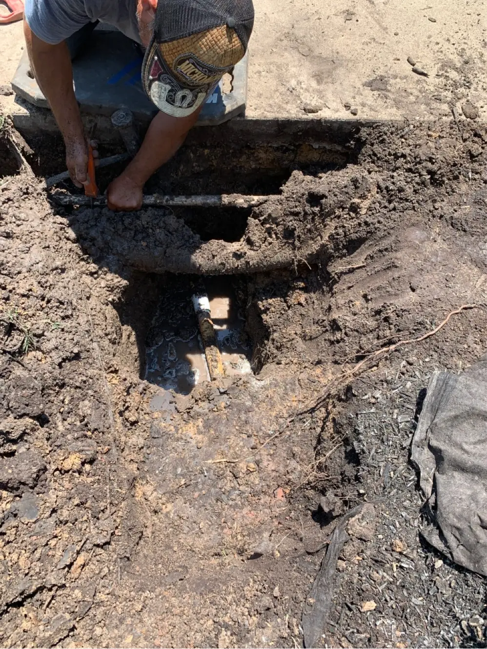 sprinkler repair in Cross Mountain