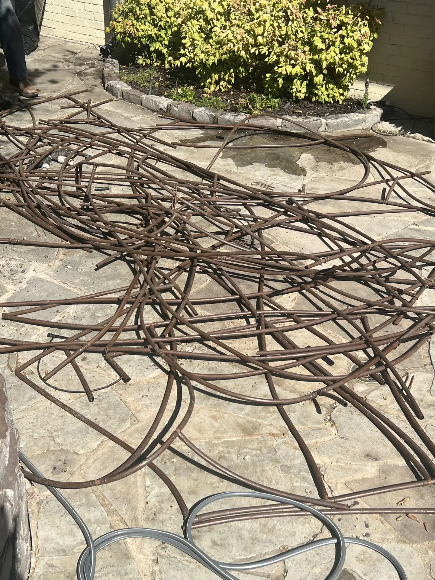 irrigation drip tubing leaking