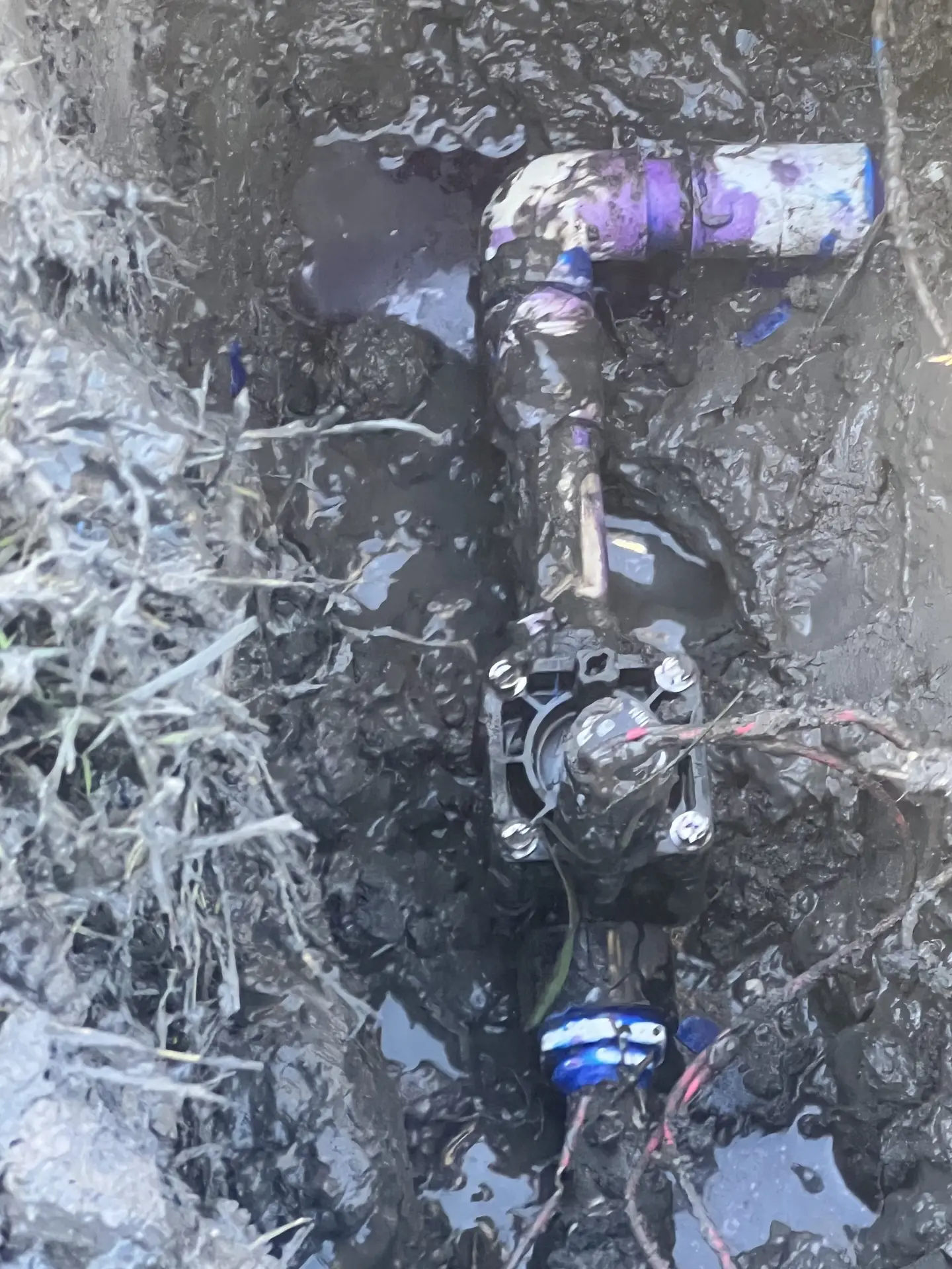 hunter sprinkler valve leaking