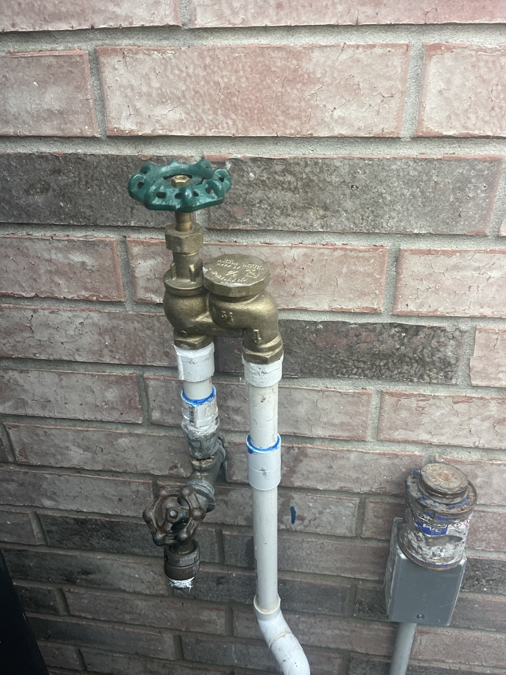 Before PVB Replacement - Pressure Vacuum Breaker