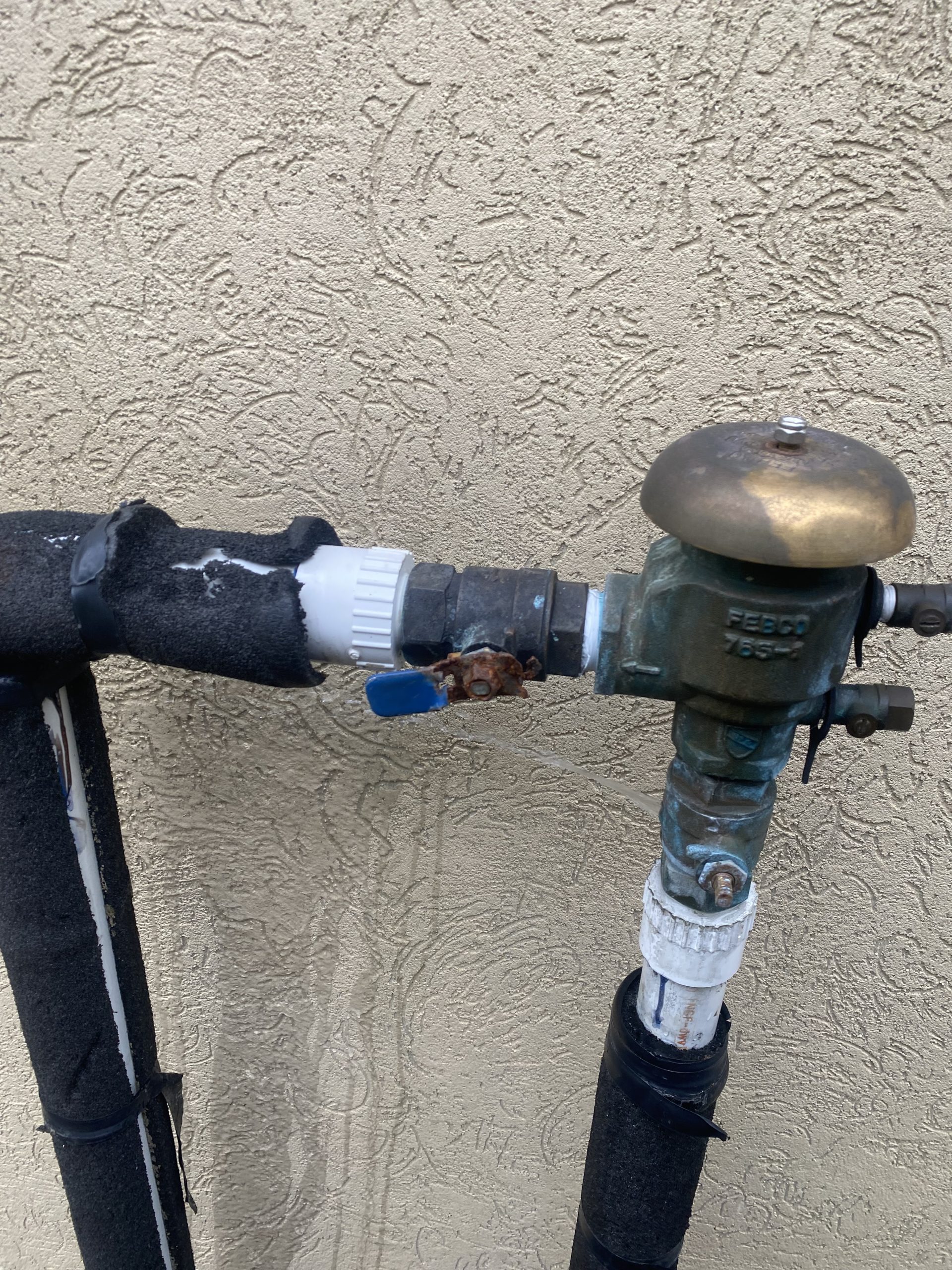 Before PVB Replacement - Pressure Vacuum Breaker