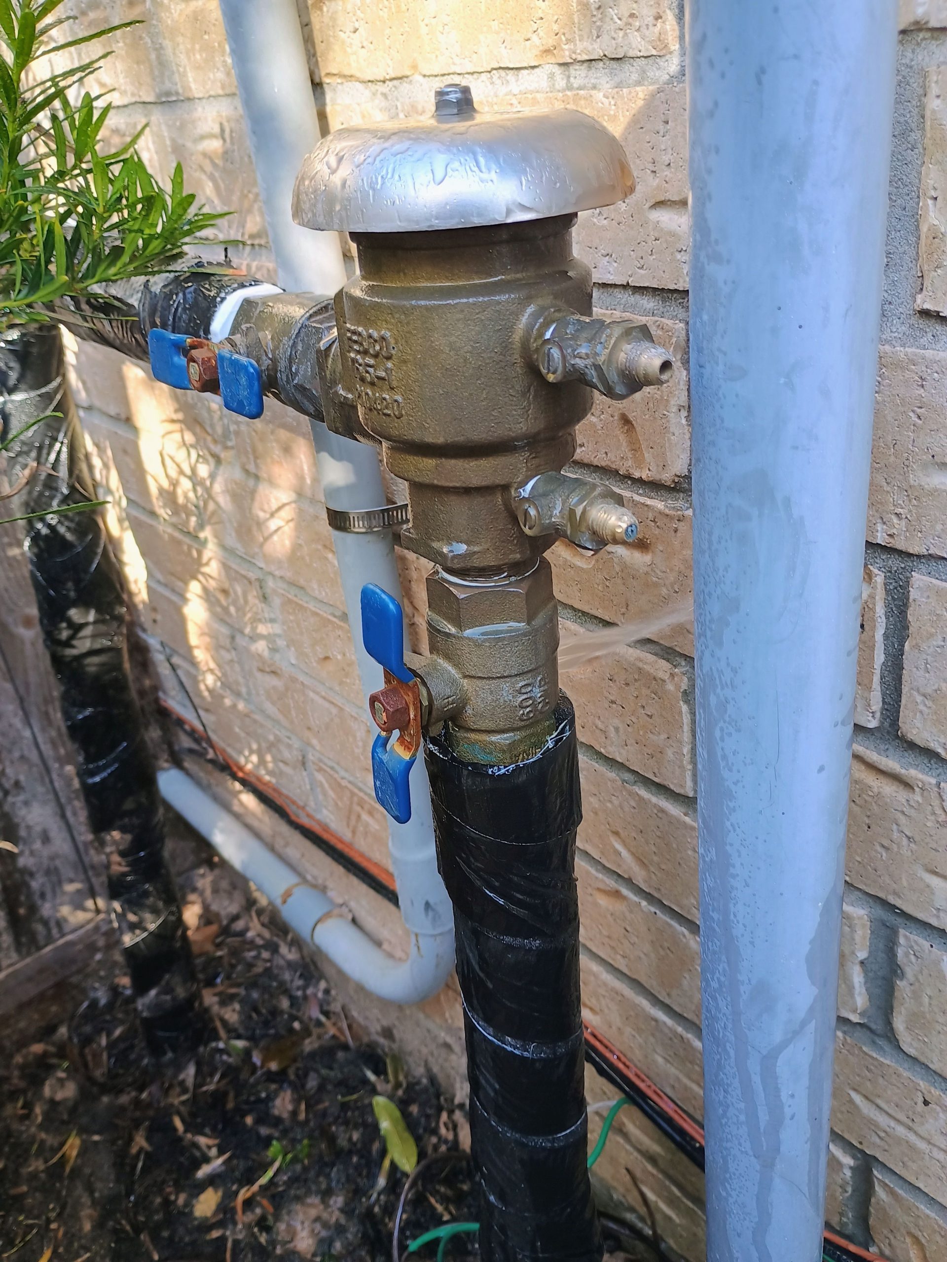 Before PVB Replacement - Pressure Vacuum Breaker