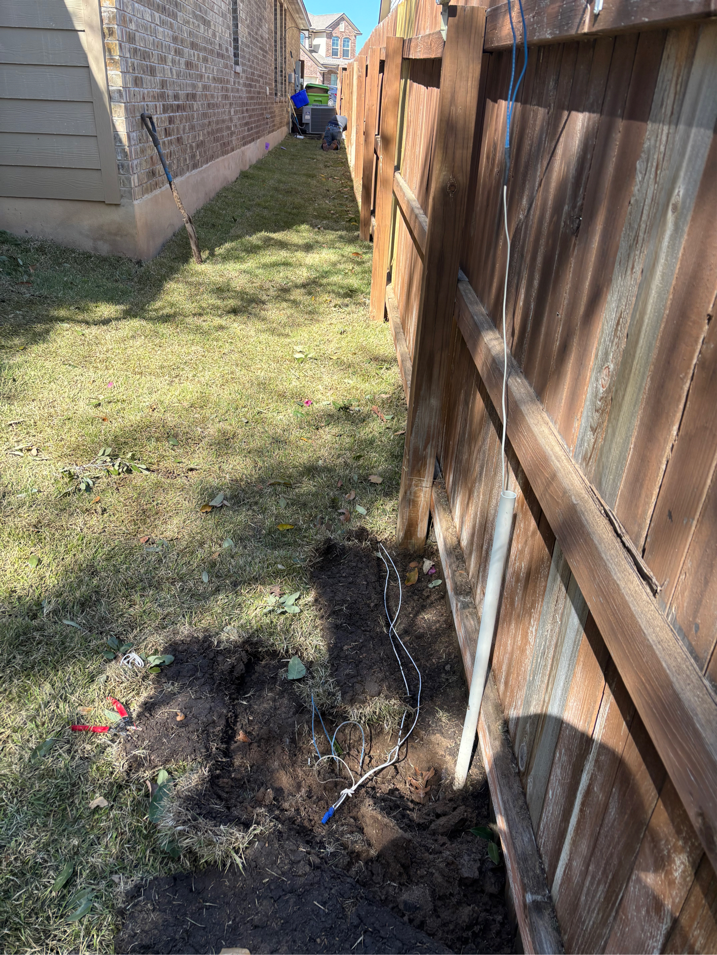 After Lawn Watering System