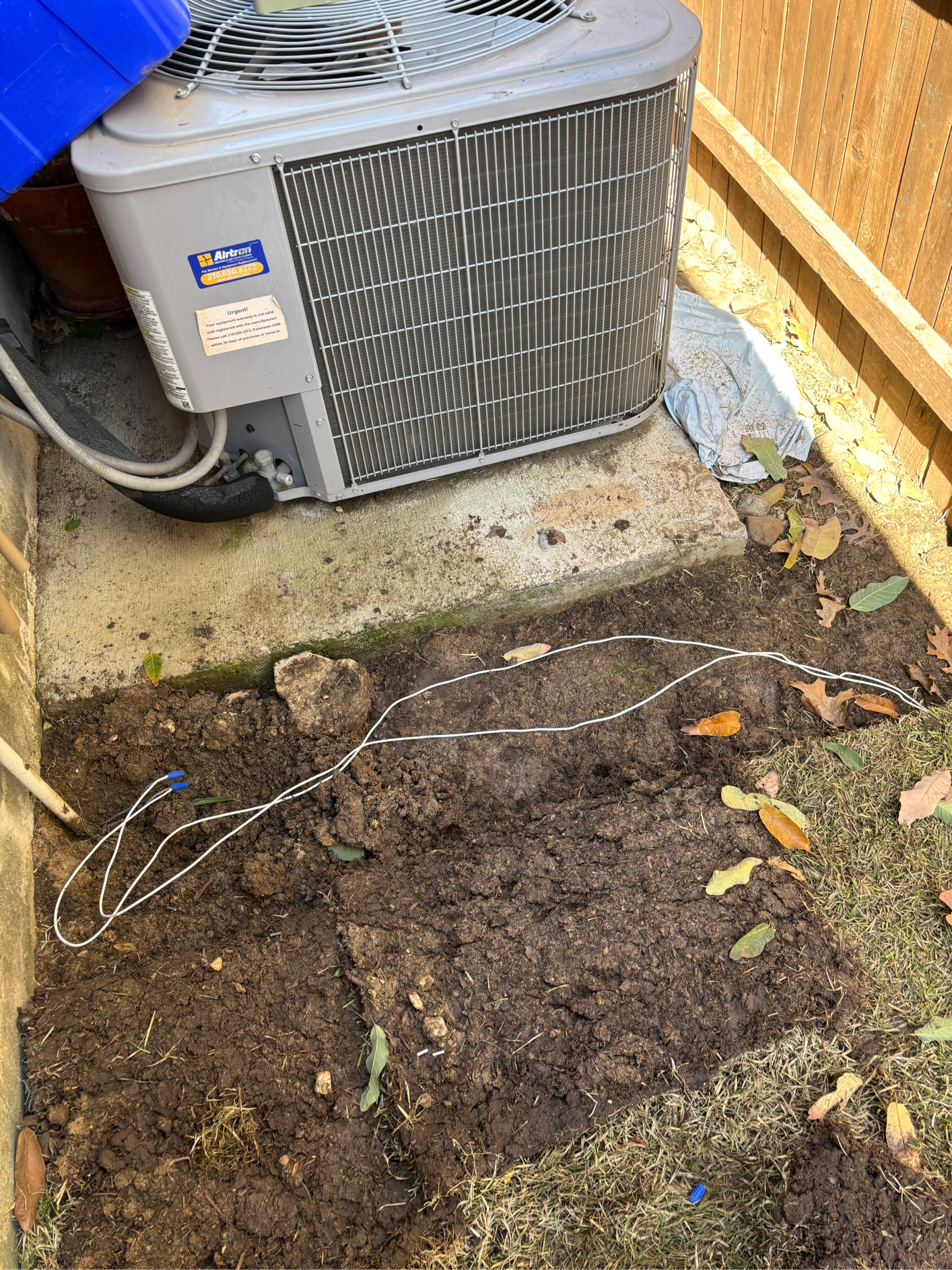 Before Lawn Watering System